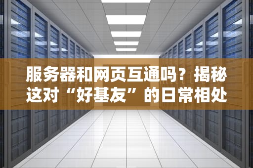 服务器和网页互通吗？揭秘这对“好基友”的日常相处之道