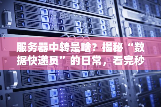 服务器中转是啥？揭秘“数据快递员”的日常，看完秒懂！