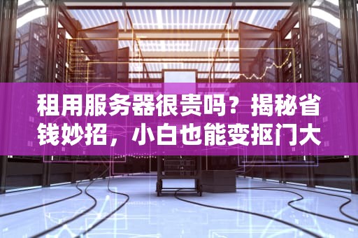 租用服务器很贵吗？揭秘省钱妙招，小白也能变抠门大佬！