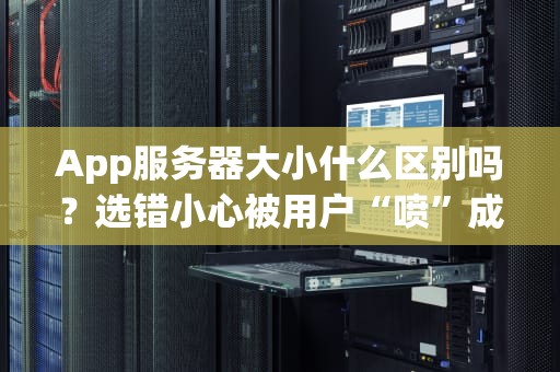 App服务器大小什么区别吗？选错小心被用户“喷”成筛子！