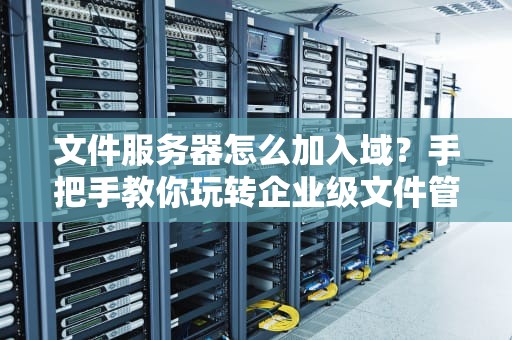 文件服务器怎么加入域？手把手教你玩转企业级文件管理！