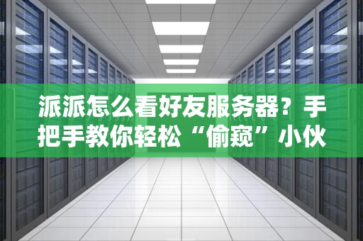 派派怎么看好友服务器？手把手教你轻松“偷窥”小伙伴的配置！