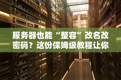服务器也能“整容”改名改密码？这份保姆级教程让你秒变运维老司机！
