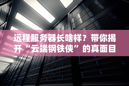 远程服务器长啥样？带你揭开“云端钢铁侠”的真面目！