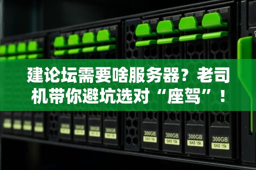 建论坛需要啥服务器？老司机带你避坑选对“座驾”！