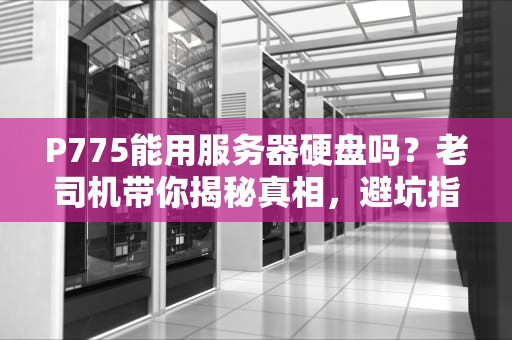 P775能用服务器硬盘吗？老司机带你揭秘真相，避坑指南来了！