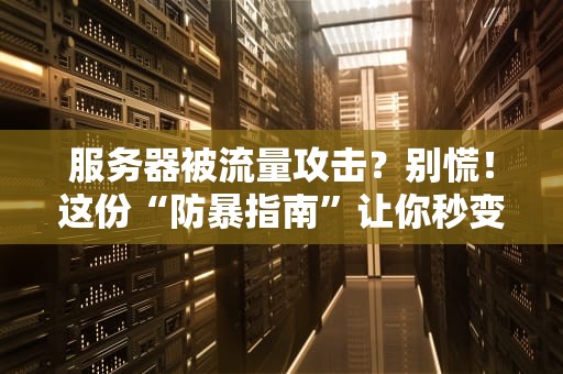 服务器被流量攻击？别慌！这份“防暴指南”让你秒变运维老司机