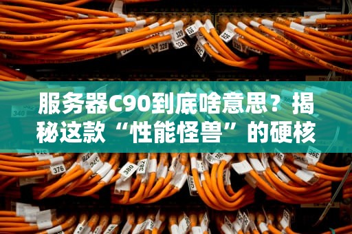服务器C90到底啥意思？揭秘这款“性能怪兽”的硬核实力！