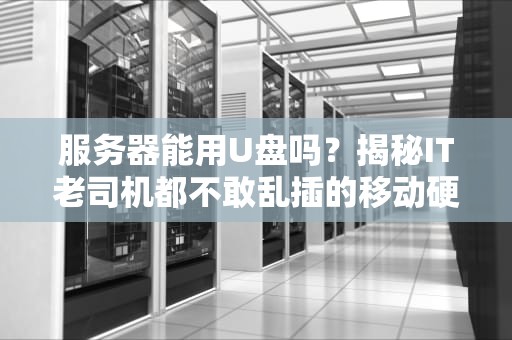 服务器能用U盘吗？揭秘IT老司机都不敢乱插的移动硬盘骚操作！