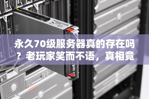 永久70级服务器真的存在吗？老玩家笑而不语，真相竟是……