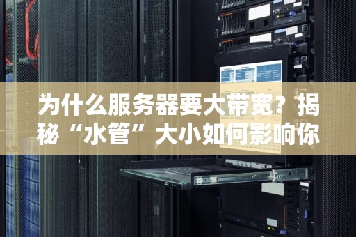 为什么服务器要大带宽？揭秘“水管”大小如何影响你的上网体验！