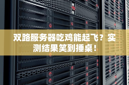 双路服务器吃鸡能起飞？实测结果笑到捶桌！