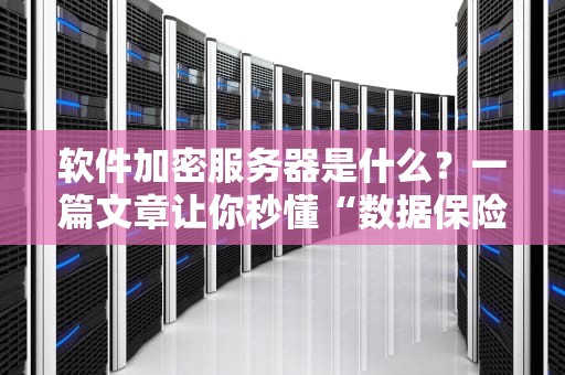 软件加密服务器是什么？一篇文章让你秒懂“数据保险箱”的奥秘！