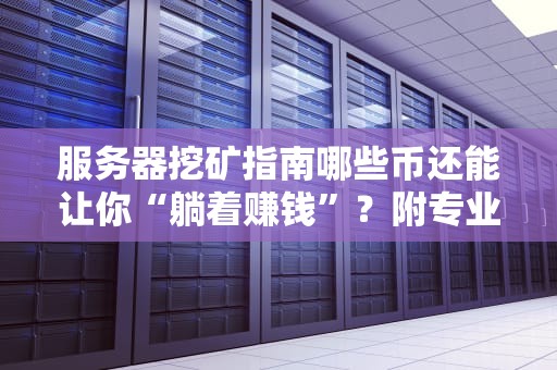服务器挖矿指南哪些币还能让你“躺着赚钱”？附专业测评+避坑攻略！