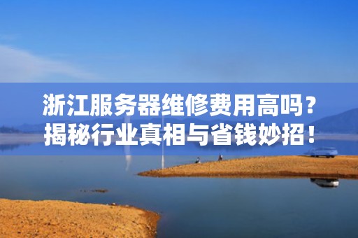 浙江服务器维修费用高吗？揭秘行业真相与省钱妙招！