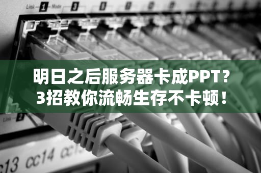 明日之后服务器卡成PPT？3招教你流畅生存不卡顿！