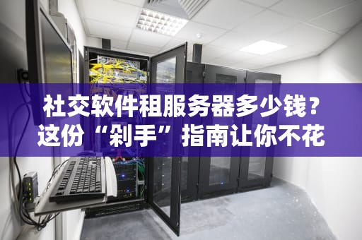 社交软件租服务器多少钱？这份“剁手”指南让你不花冤枉钱！