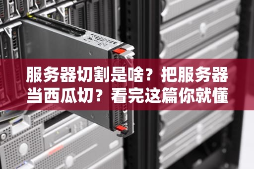 服务器切割是啥？把服务器当西瓜切？看完这篇你就懂了！