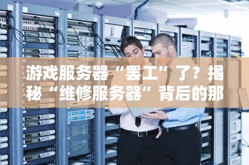 游戏服务器“罢工”了？揭秘“维修服务器”背后的那些事儿！