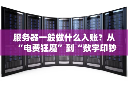 服务器一般做什么入账？从“电费狂魔”到“数字印钞机”的财务真相大揭秘！