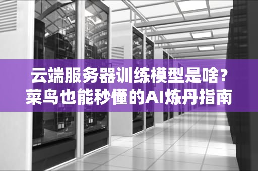 云端服务器训练模型是啥？菜鸟也能秒懂的AI炼丹指南！