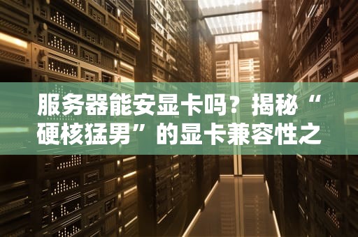 服务器能安显卡吗？揭秘“硬核猛男”的显卡兼容性之谜！
