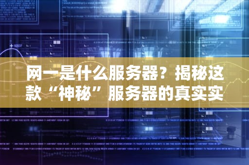 网一是什么服务器？揭秘这款“神秘”服务器的真实实力！