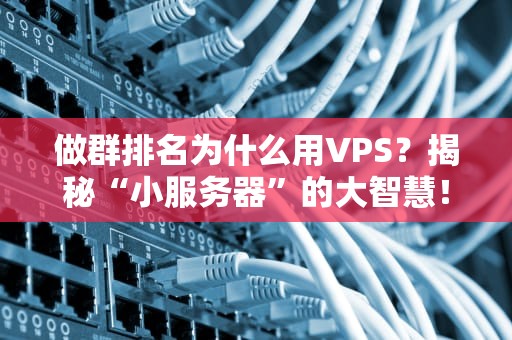 做群排名为什么用VPS？揭秘“小服务器”的大智慧！