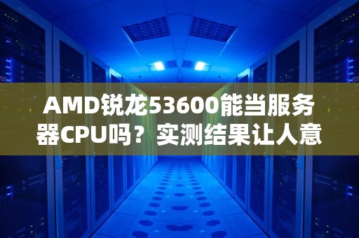 AMD锐龙53600能当服务器CPU吗？实测结果让人意外！