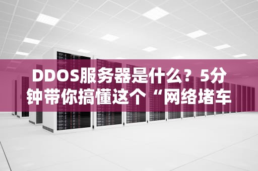 DDOS服务器是什么？5分钟带你搞懂这个“网络堵车”的罪魁祸首！