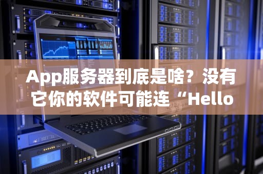 App服务器到底是啥？没有它你的软件可能连“HelloWorld”都发不出！