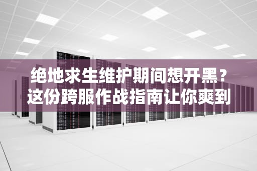 绝地求生维护期间想开黑？这份跨服作战指南让你爽到飞起！