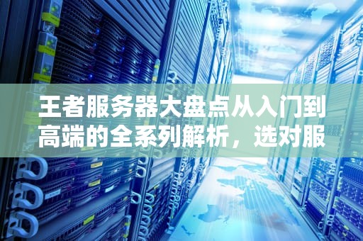 王者服务器大盘点从入门到高端的全系列解析，选对服务器轻松上王者！