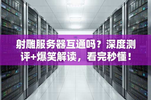 射雕服务器互通吗？深度测评+爆笑解读，看完秒懂！