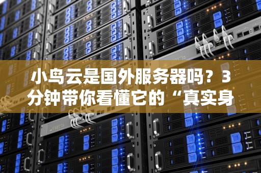 小鸟云是国外服务器吗？3分钟带你看懂它的“真实身份”！（附专业测评）