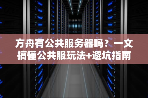 方舟有公共服务器吗？一文搞懂公共服玩法+避坑指南！