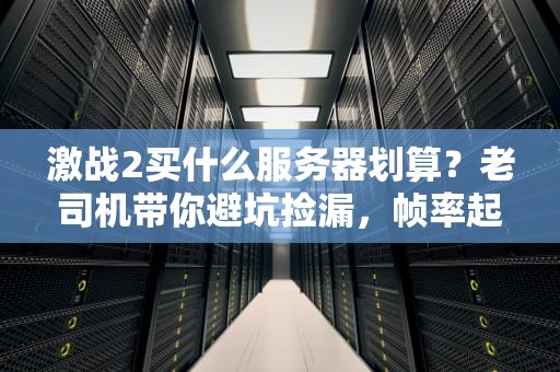 激战2买什么服务器划算？老司机带你避坑捡漏，帧率起飞不卡顿！