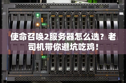 使命召唤2服务器怎么选？老司机带你避坑吃鸡！