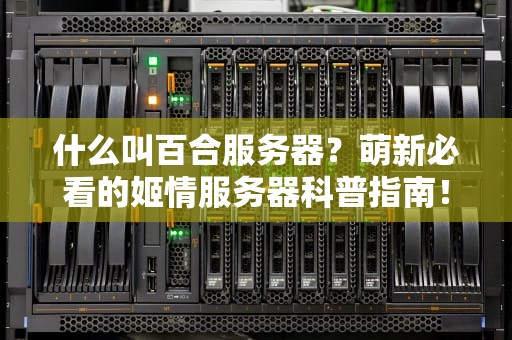 什么叫百合服务器？萌新必看的姬情服务器科普指南！