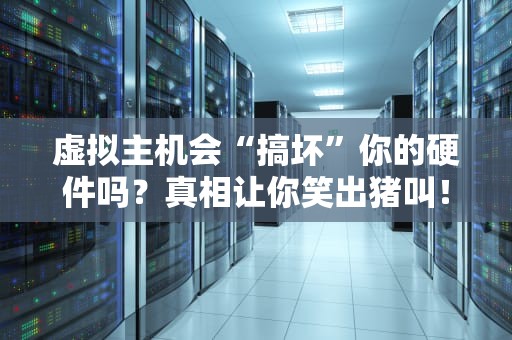 虚拟主机会“搞坏”你的硬件吗？真相让你笑出猪叫！