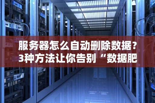 服务器怎么自动删除数据？3种方法让你告别“数据肥胖症”