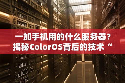 一加手机用的什么服务器？揭秘ColorOS背后的技术“猛兽”！