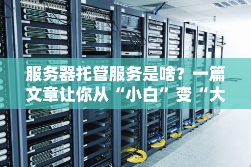 服务器托管服务是啥？一篇文章让你从“小白”变“大神”！