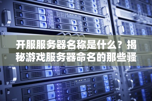 开服服务器名称是什么？揭秘游戏服务器命名的那些骚操作！