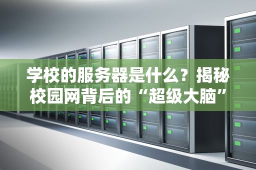 学校的服务器是什么？揭秘校园网背后的“超级大脑”
