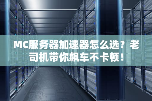 MC服务器加速器怎么选？老司机带你飙车不卡顿！