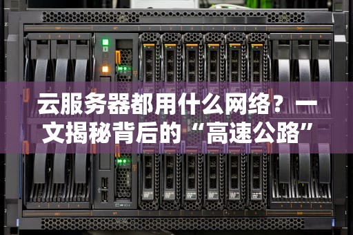 云服务器都用什么网络？一文揭秘背后的“高速公路”体系！