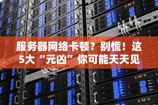 服务器网络卡顿？别慌！这5大“元凶”你可能天天见！