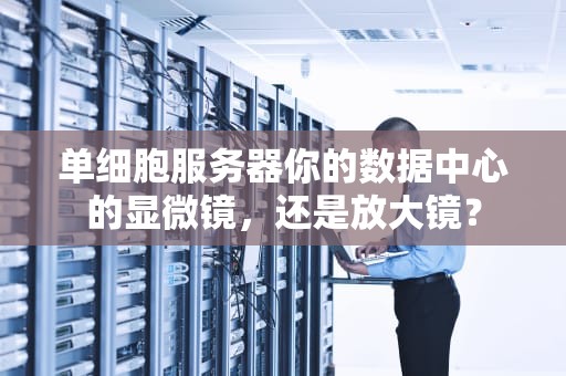 单细胞服务器你的数据中心的显微镜，还是放大镜？