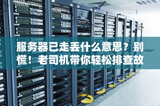 服务器已走丢什么意思？别慌！老司机带你轻松排查故障